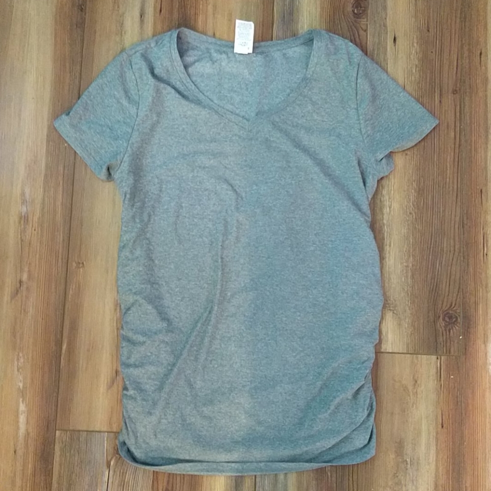 Grey maternity shirt